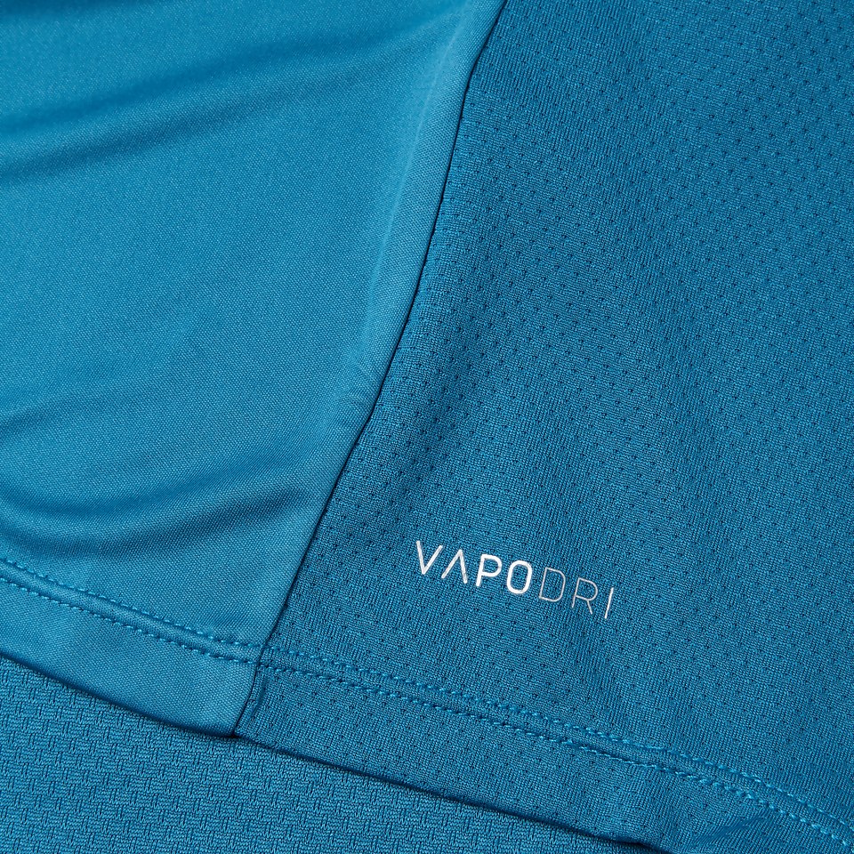 WOMENS VAPODRI SUPER LIGHT GRAPHIC TEE BLUE