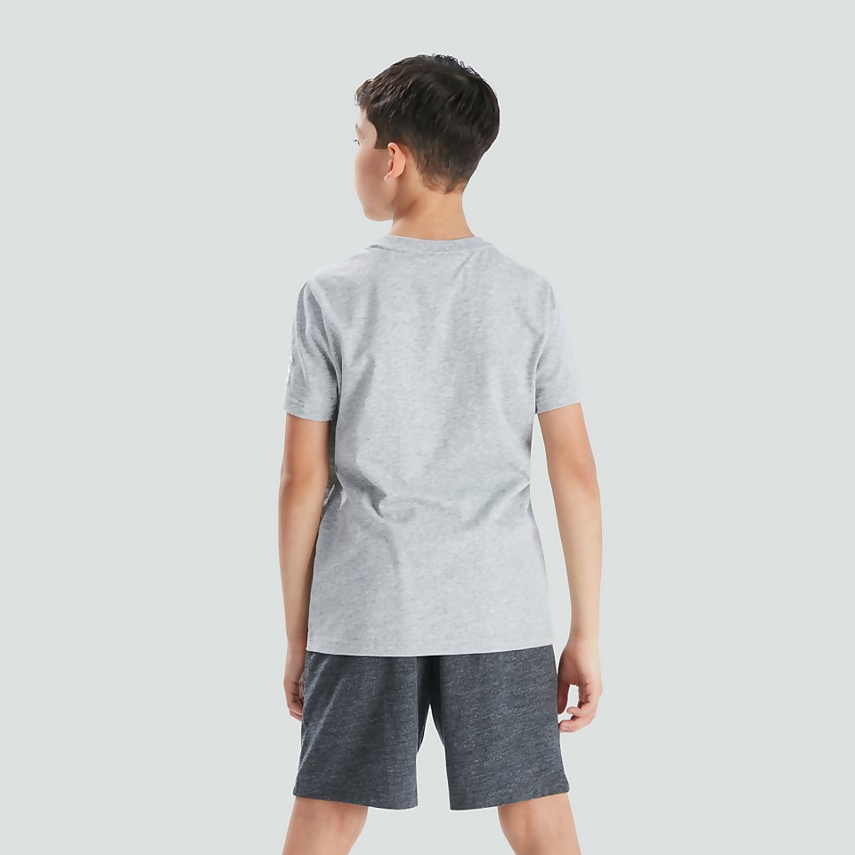 JUNIOR UNISEX CLUB PLAIN TEE GREY