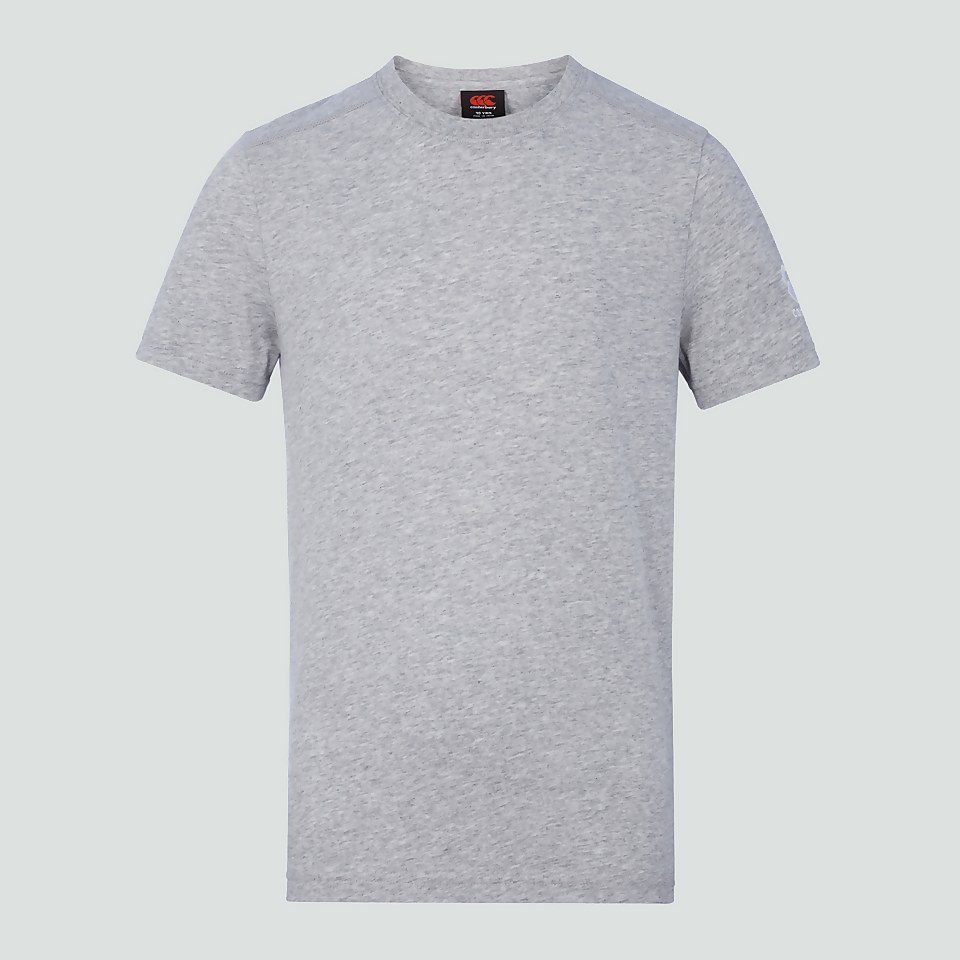 JUNIOR UNISEX CLUB PLAIN TEE GREY