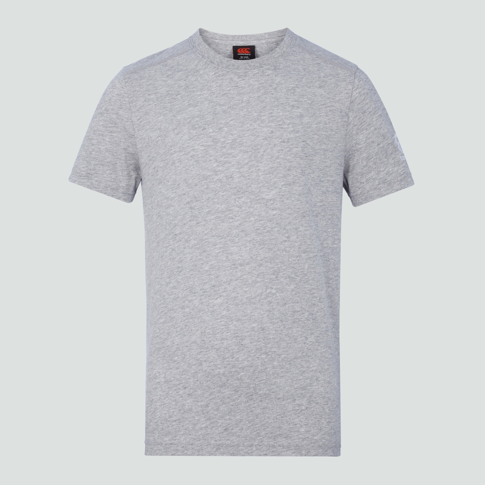 CANTERBURY CLUB PLAIN TEE JM GREY