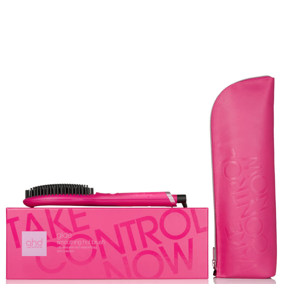 ghd Glide Smoothing Hot Brush - Orchid Pink