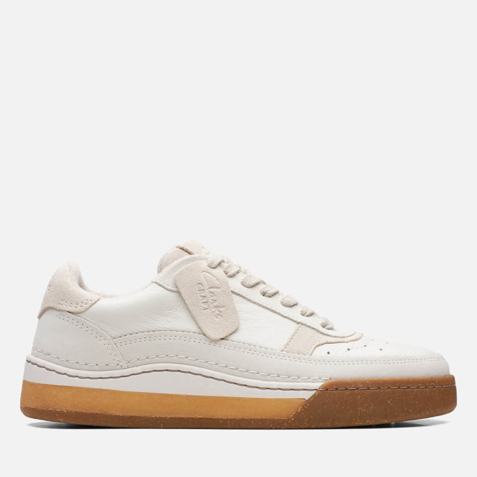 Clarks Craft Court Suede and Leather Trainers