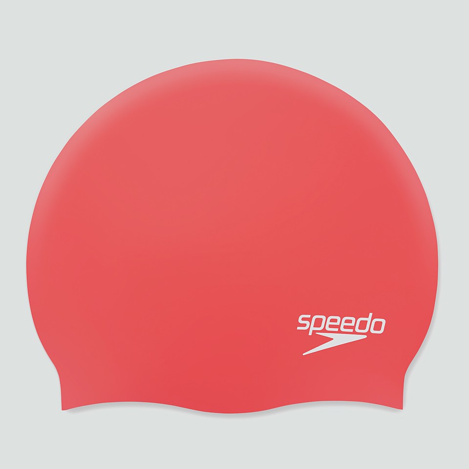 Adult Plain Moulded Silicone Cap Red