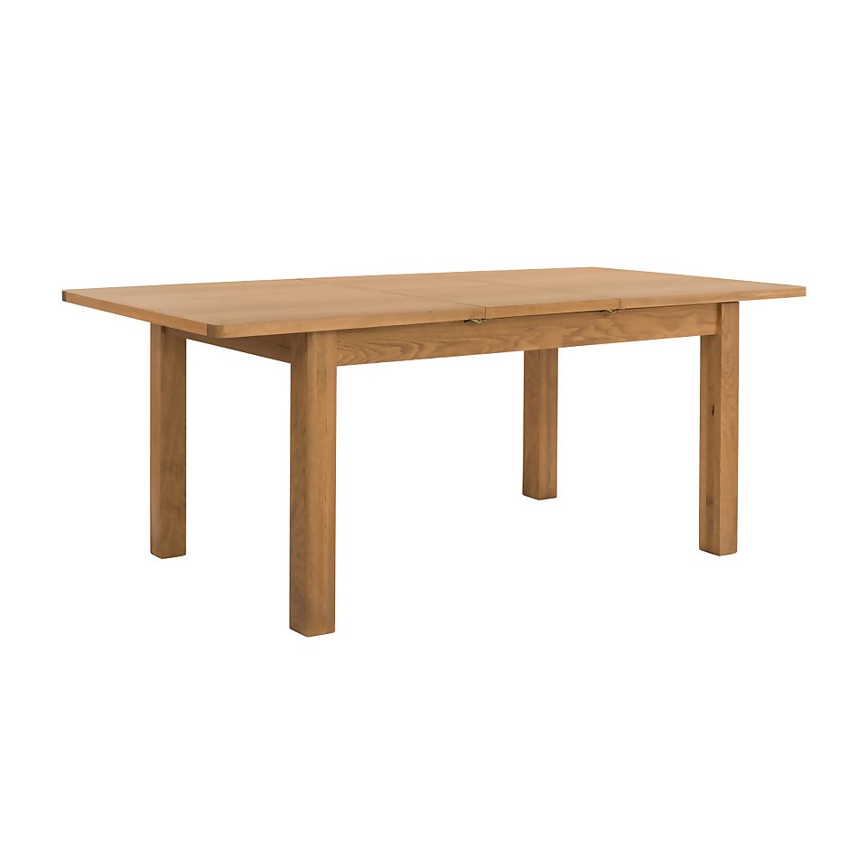 Norbury Extending Dining Table and 6 Chairs Oak Homebase