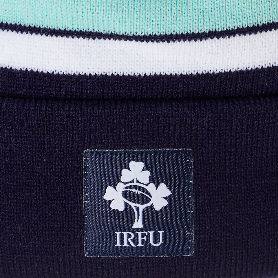 ADULT UNISEX IRELAND BOBBLE HAT BLUE