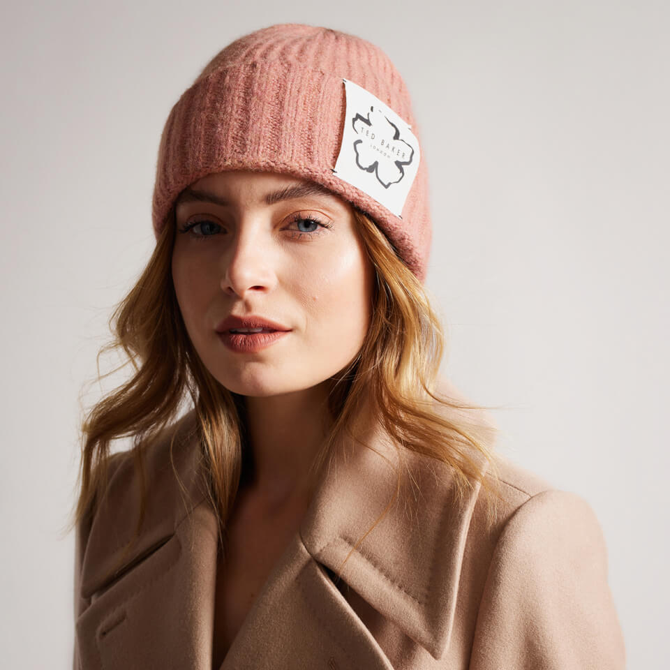 Ted Baker Britny Magnolia Bobble Knit Hat