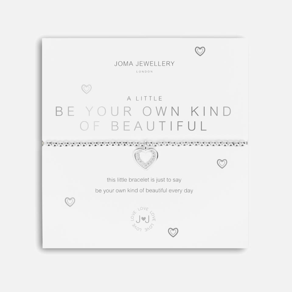 Joma Jewellery Women's A Little Be Your Own Kind Of Beautiful Bracelet - Silver