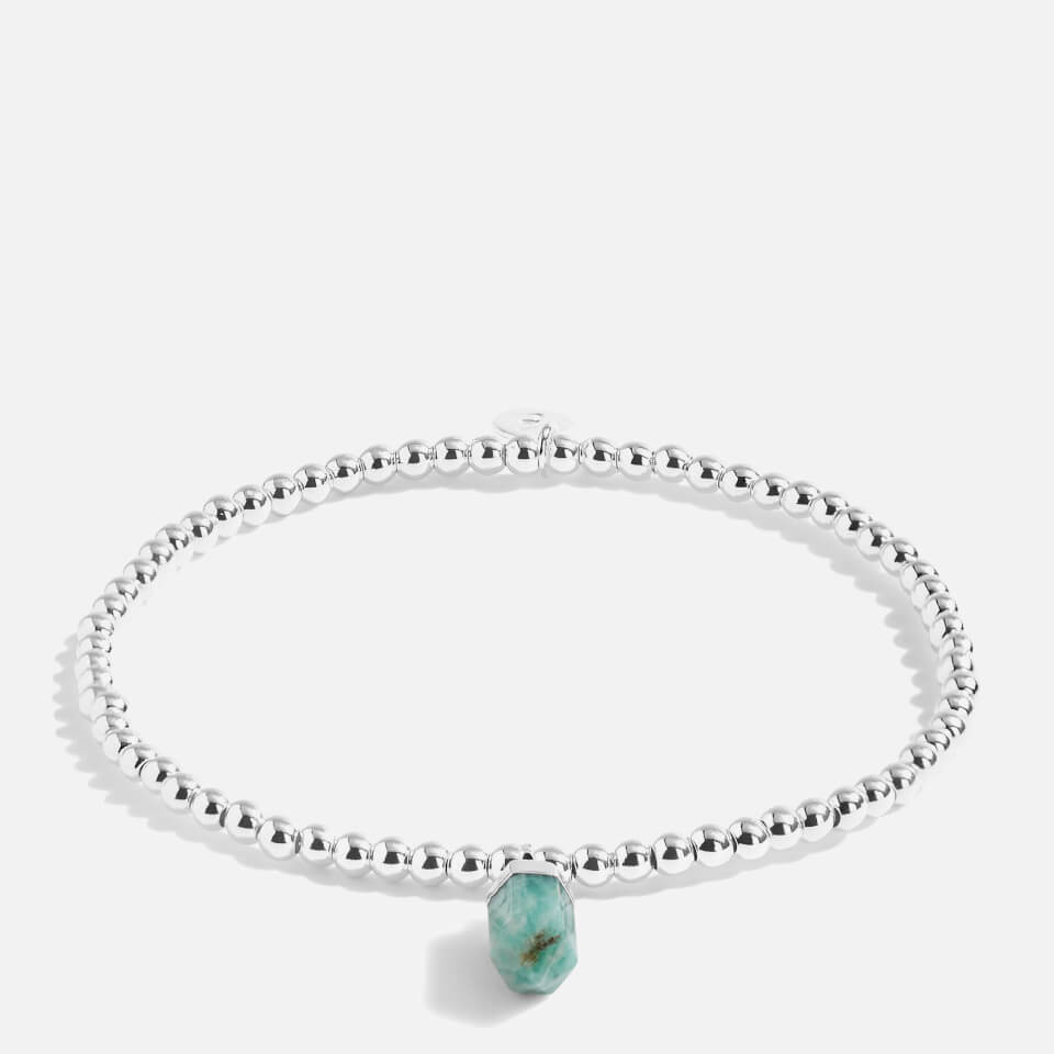 Joma Jewellery Women's A Little Aventurine Bracelet - Crystal Silver