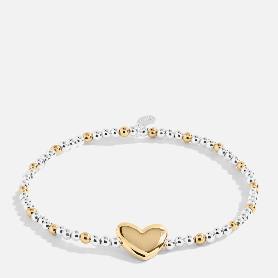 Joma Jewellery Women's Christmas Cracker Merry And Bright bracelet - Silver and Gold
