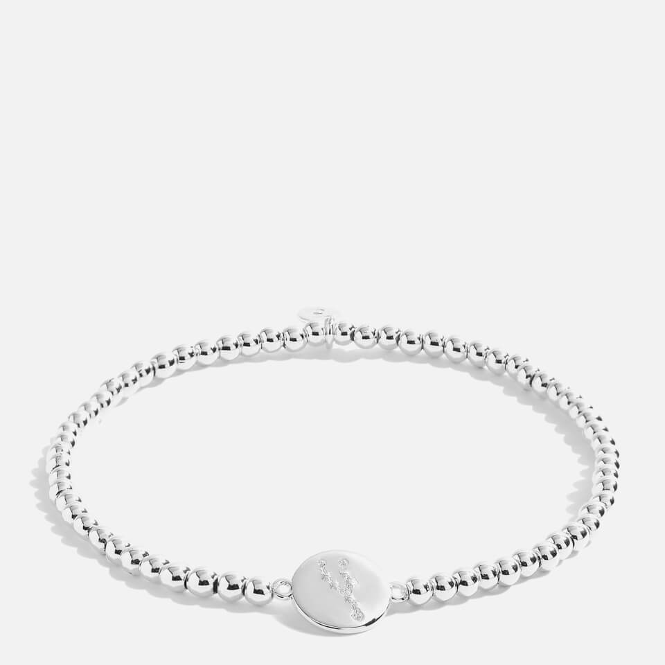 Joma Jewellery Women's A Little Taurus Silver Bracelet Stretch - Silver