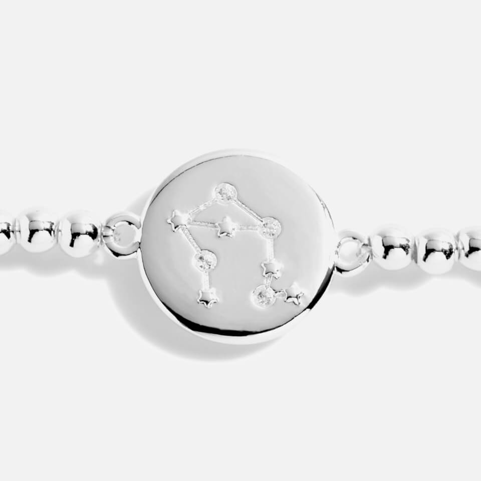 Joma Jewellery Women's A Little Libra Silver Bracelet Stretch - Silver