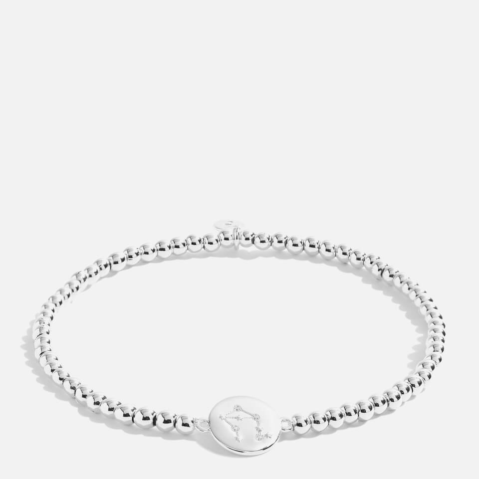 Joma Jewellery Women's A Little Libra Silver Bracelet Stretch - Silver