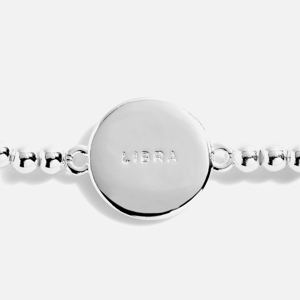 Joma Jewellery Women's A Little Libra Silver Bracelet Stretch - Silver