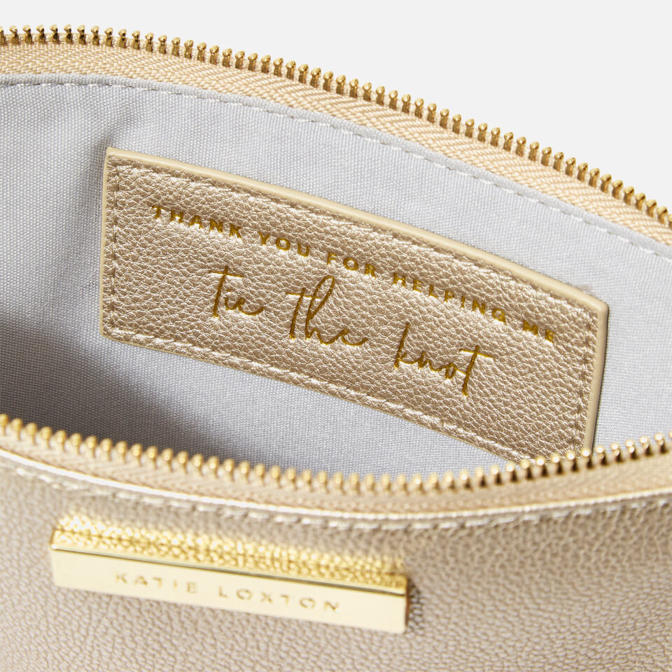 Katie Loxton Thank You Faux Leather Pouch