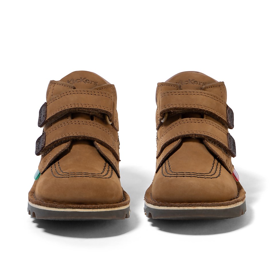 Infant Boys Kick Hi Roll Nubuck Tan