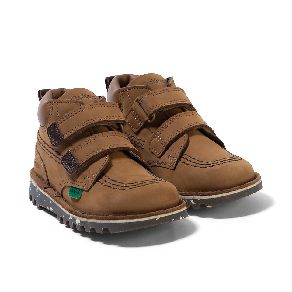 Infant Boys Kick Hi Roll Nubuck Tan