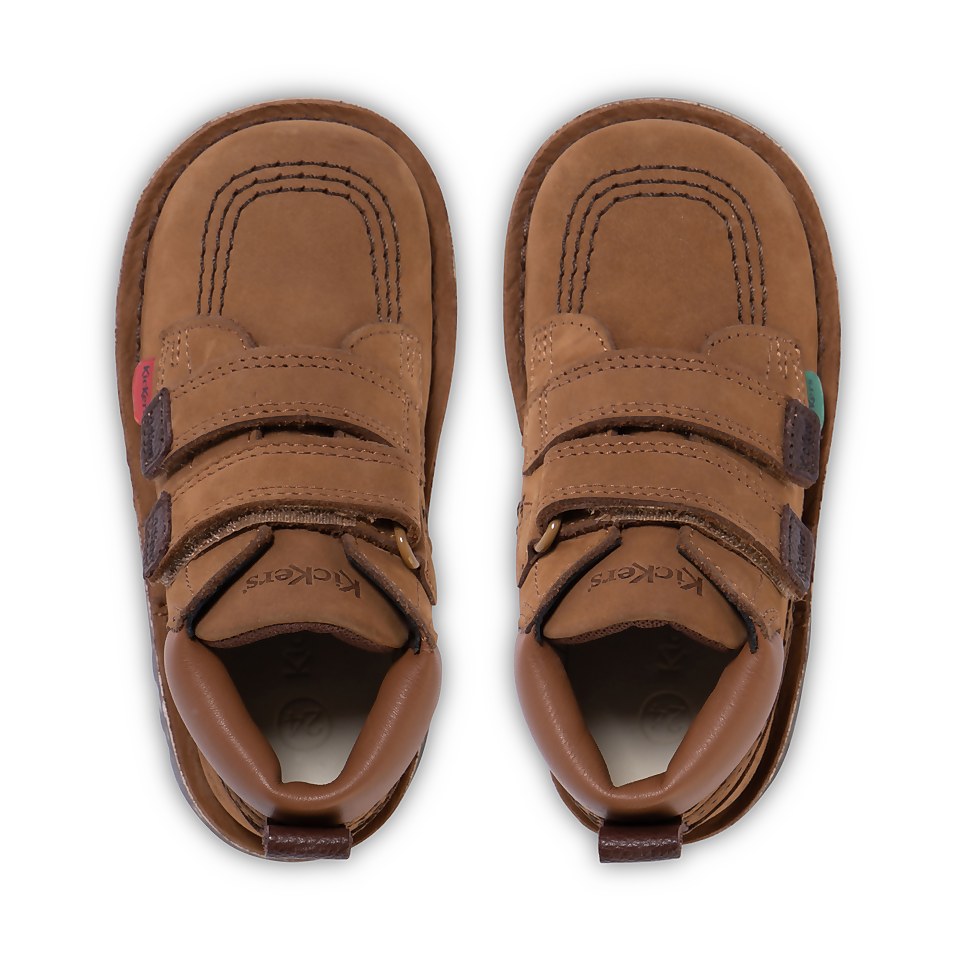 Infant Boys Kick Hi Roll Nubuck Tan