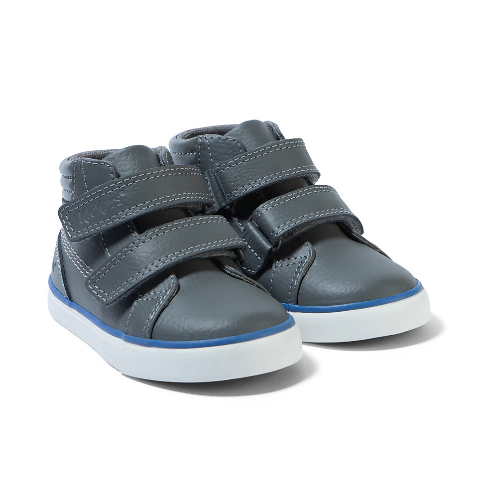 Infant Boys Tovni Hi Padded Leather Grey
