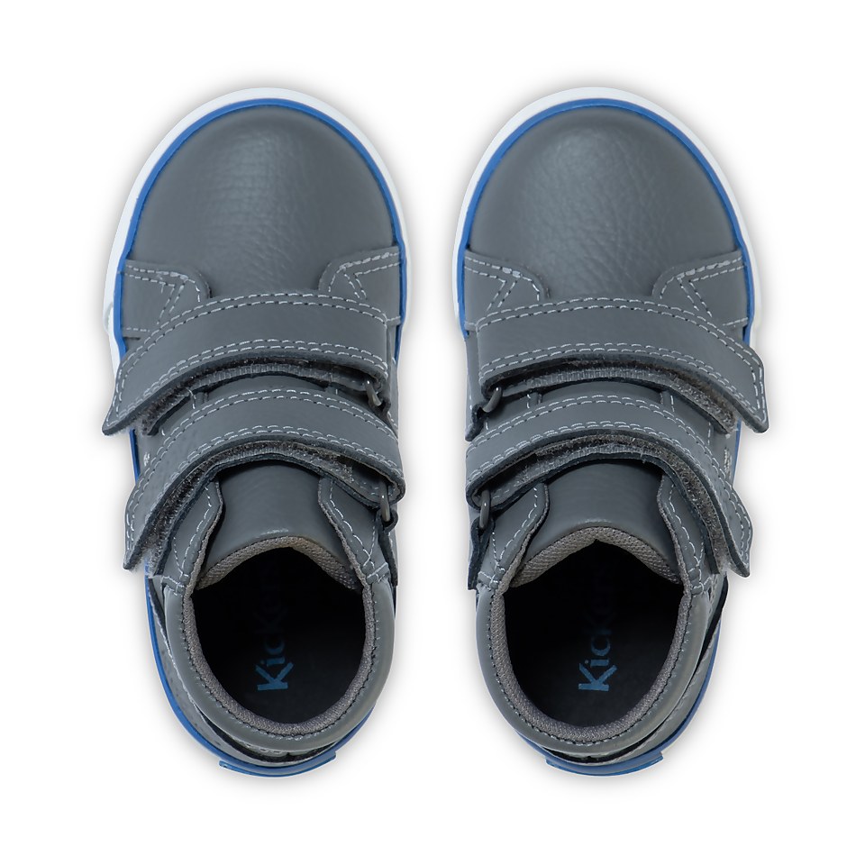 Infant Boys Tovni Hi Padded Leather Grey