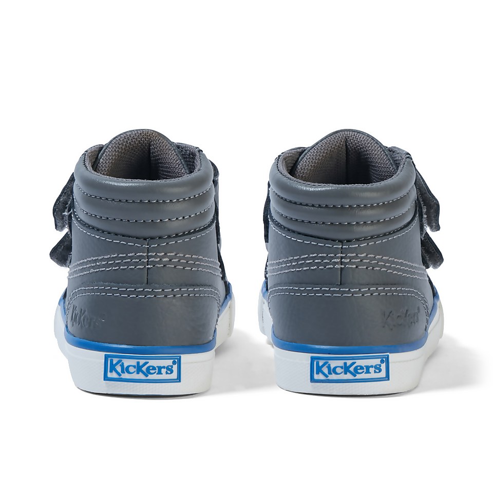 Infant Boys Tovni Hi Padded Leather Grey