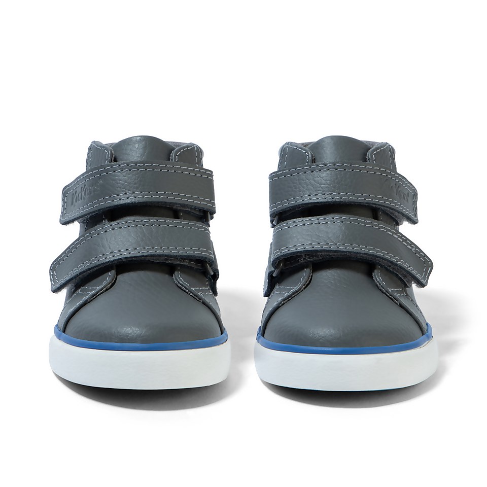 Infant Boys Tovni Hi Padded Leather Grey
