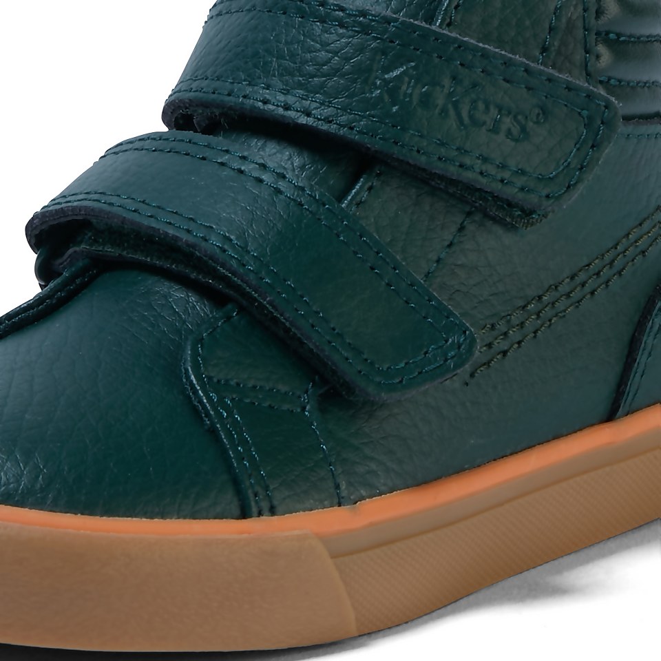 Infant Boys Tovni Hi Padded Leather Dark Green