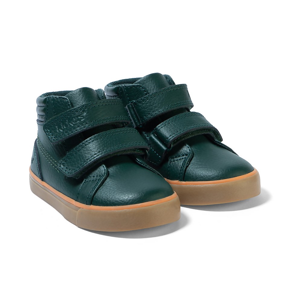 Infant Boys Tovni Hi Padded Leather Dark Green