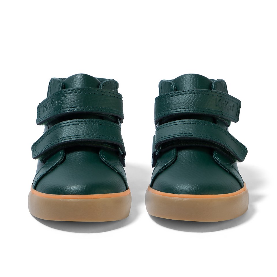 Infant Boys Tovni Hi Padded Leather Dark Green