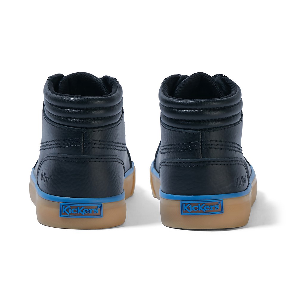 Junior Boys Tovni Hi Padded Leather Black