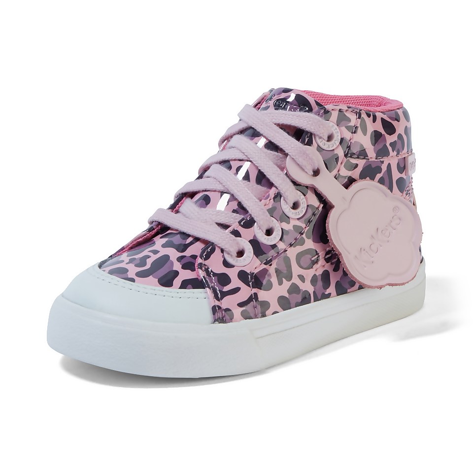 Infant Girls Tovni Hi Leopard Patent Leather Pink