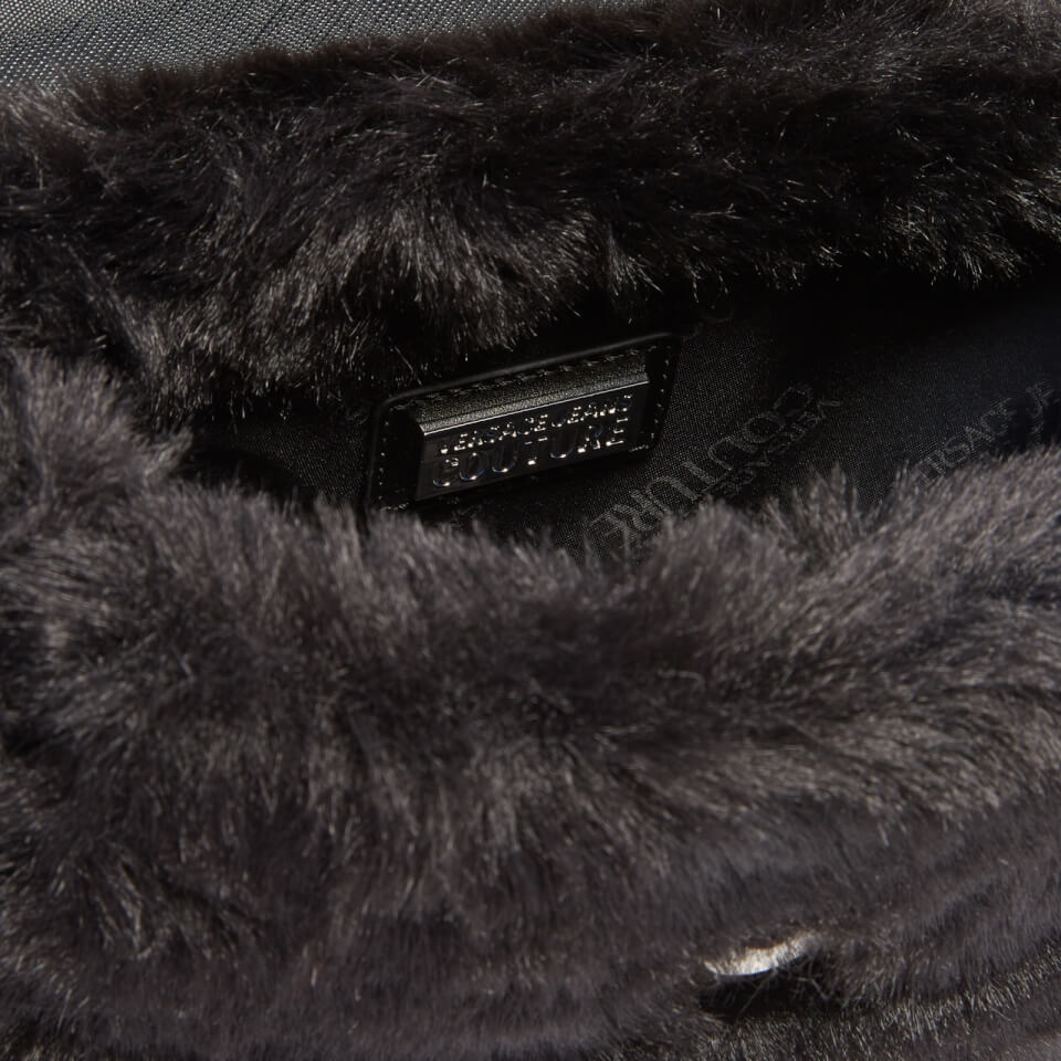 Versace Jeans Couture Faux Fur Shoulder Bag