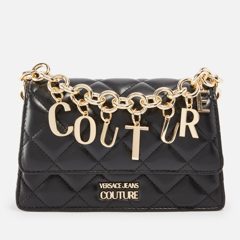 Versace Jeans Couture Quilted Faux Leather Shoulder Bag