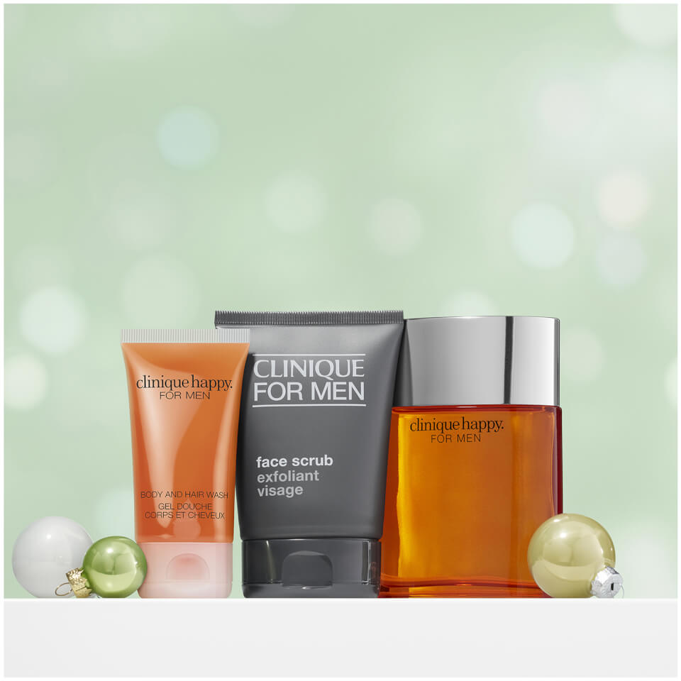 Clinique Happy for Him Skincare and Fragrance Gift Set