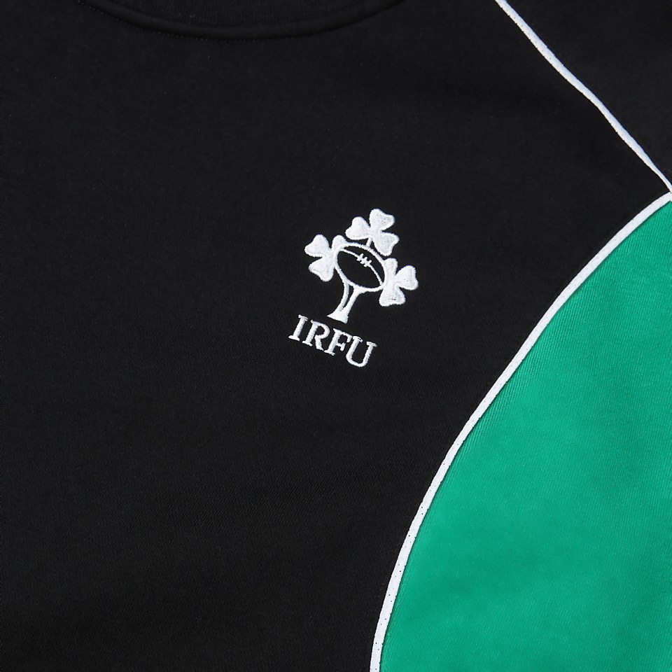 MENS IRELAND CLASSIC CREW SWEATSHIRT BLACK/GREEN