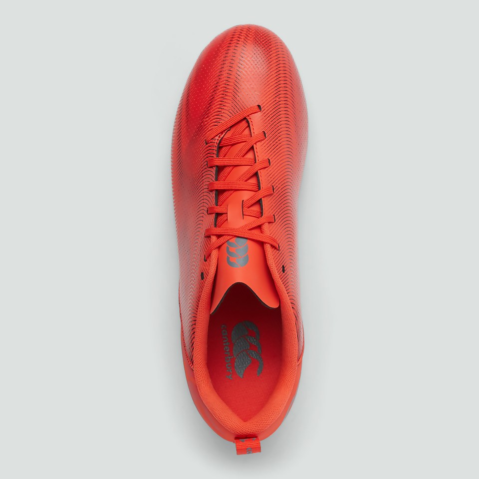 ADULT UNISEX SPEED TEAM SOFT GROUND BOOTS ORANGE/GREY