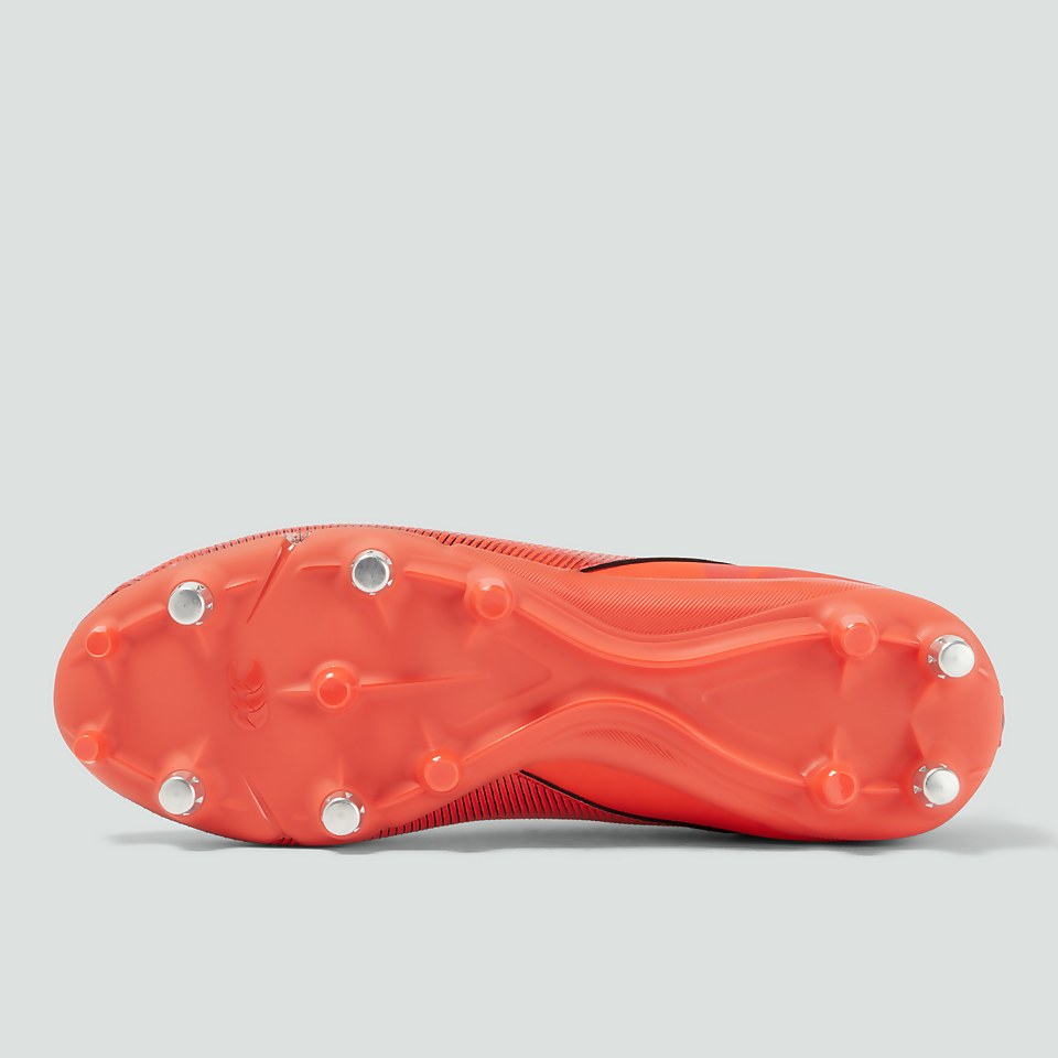 ADULT UNISEX SPEED TEAM SOFT GROUND BOOTS ORANGE/GREY