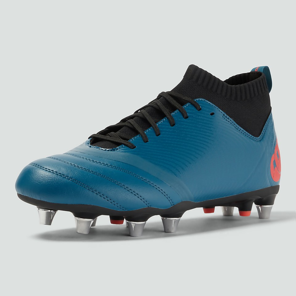 ADULT UNISEX STAMPEDE PRO SOFT GROUND BOOTS BLUE/BLACK/ORANGE