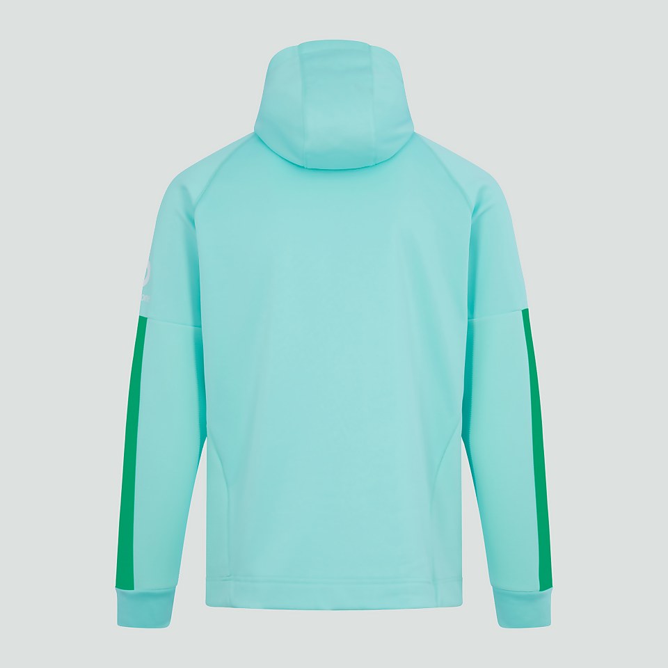 MENS IRELAND ZIP TRAINING HOODY GREEN