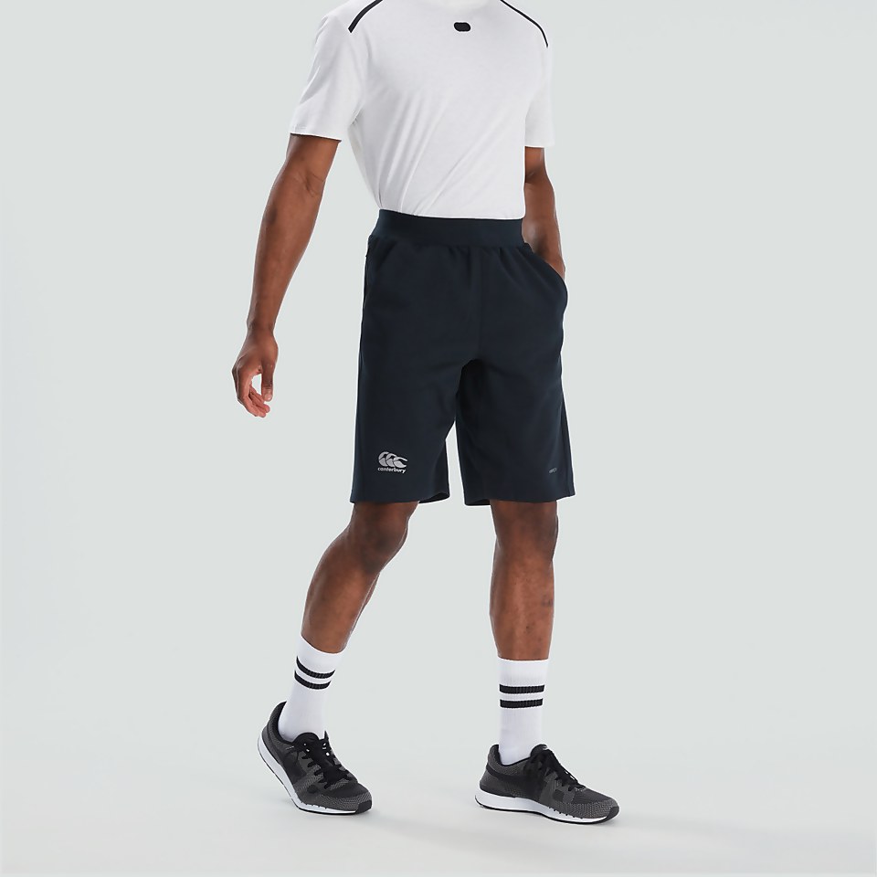 MENS FLEECE SHORT BLACK