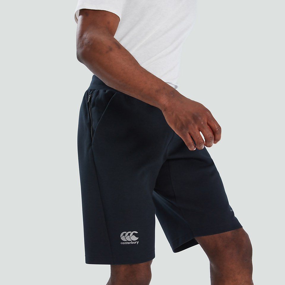 MENS FLEECE SHORT BLACK