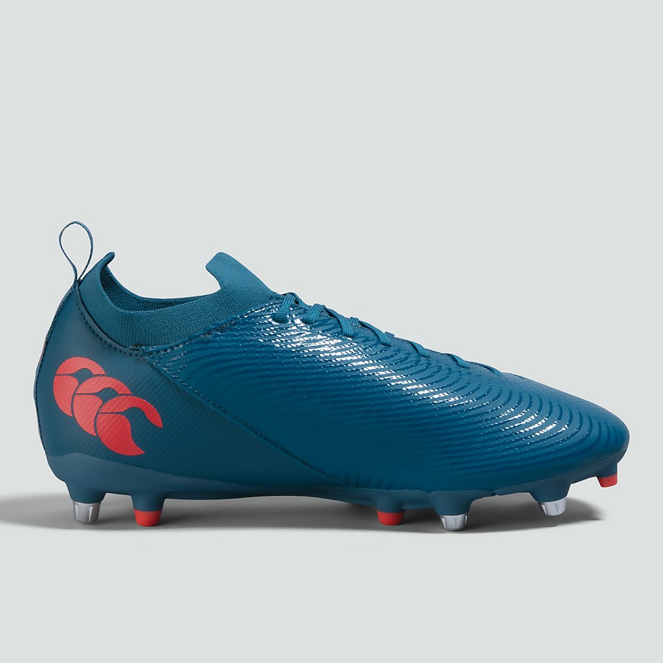 ADULT UNISEX SPEED PRO SOFT GROUND BOOTS BLUE/GREY/ORANGE