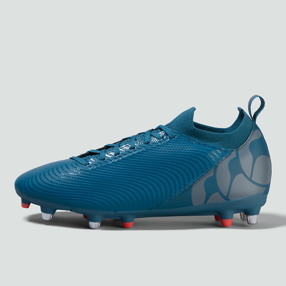 ADULT UNISEX SPEED PRO SOFT GROUND BOOTS BLUE/GREY/ORANGE