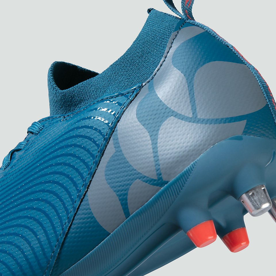 ADULT UNISEX SPEED PRO SOFT GROUND BOOTS BLUE/GREY/ORANGE