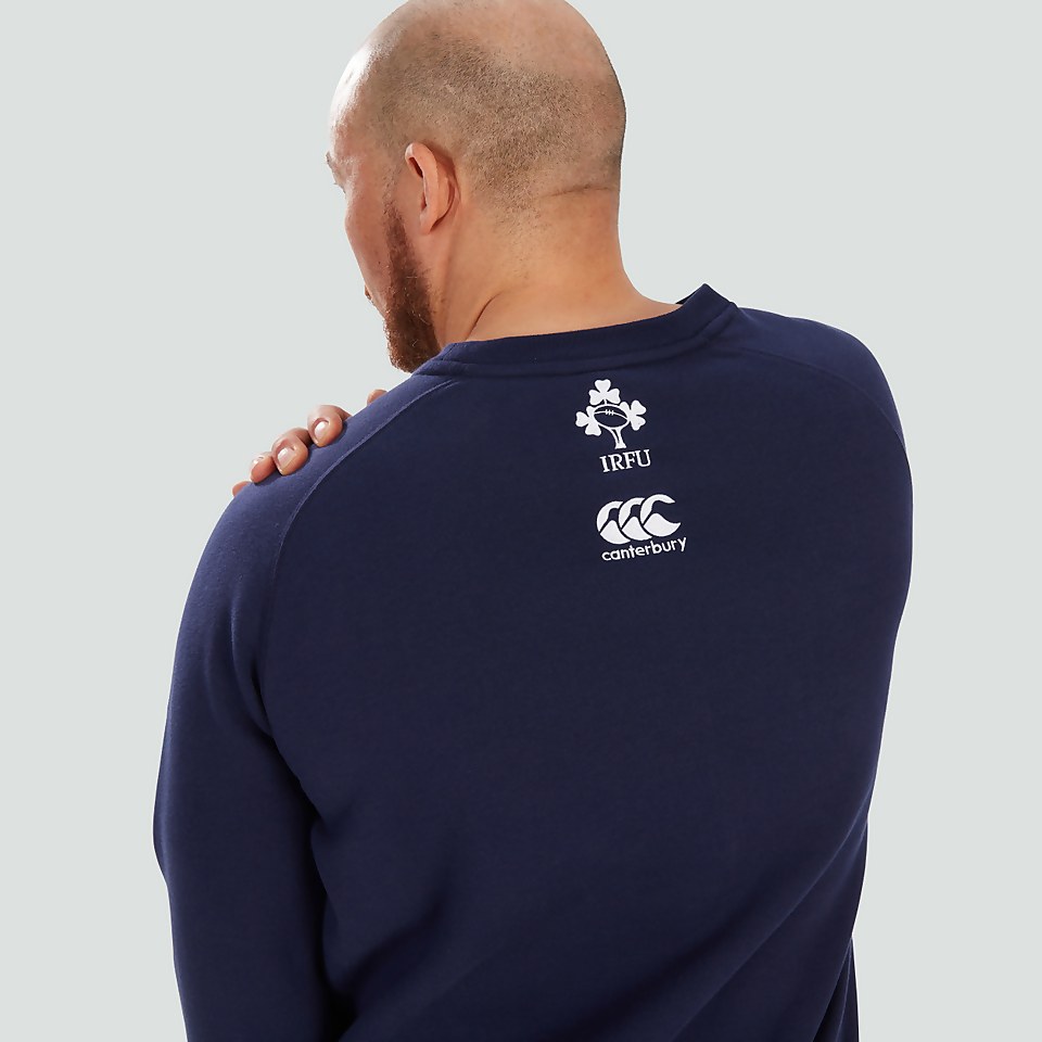 ADULT UNISEX IRELAND CREW NECK SWEATSHIRT BLUE