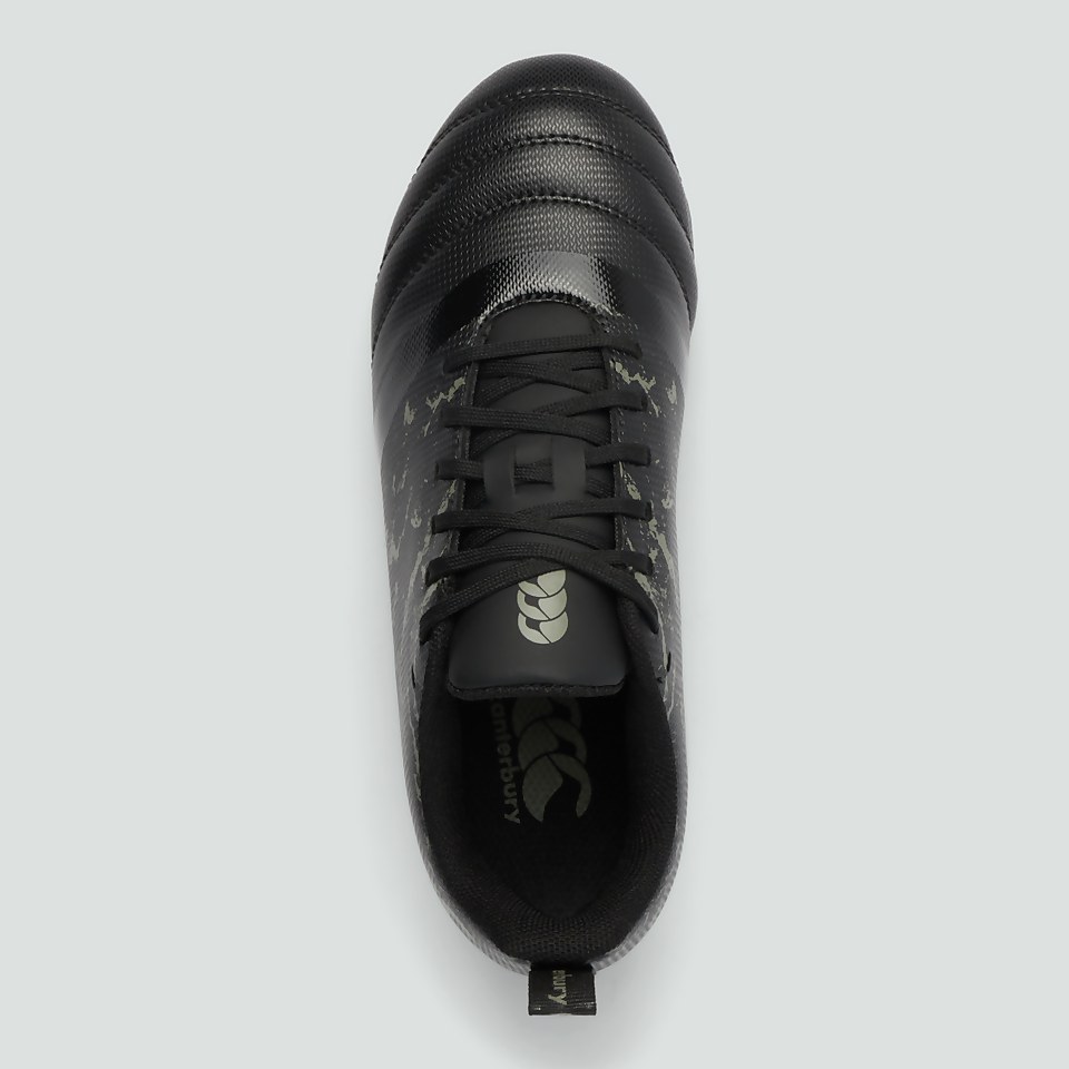 JUNIOR UNISEX STAMPEDE TEAM SOFT GROUND BOOTS BLACK/GREY