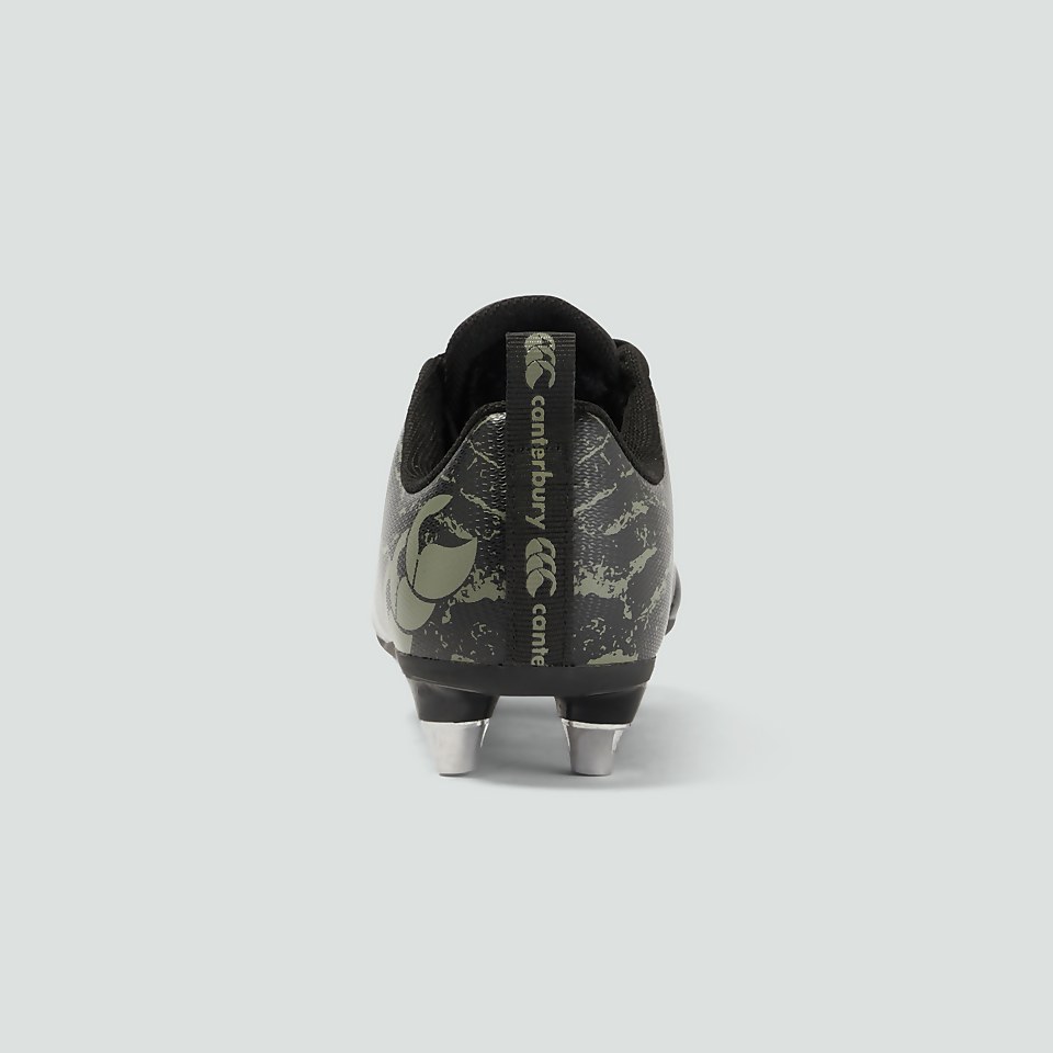 JUNIOR UNISEX STAMPEDE TEAM SOFT GROUND BOOTS BLACK/GREY