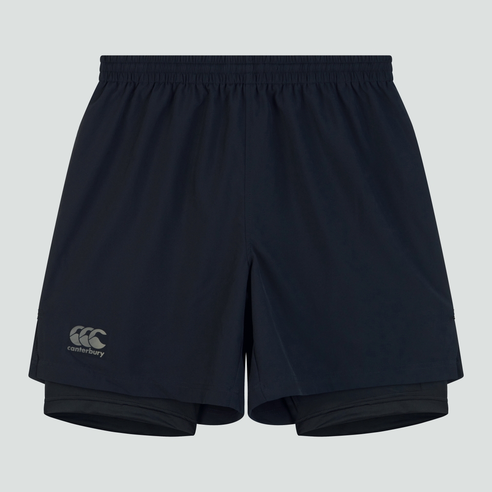 CANTERBURY VAPODRI 7" 2-IN-1 SHORT AM BLK/GRY