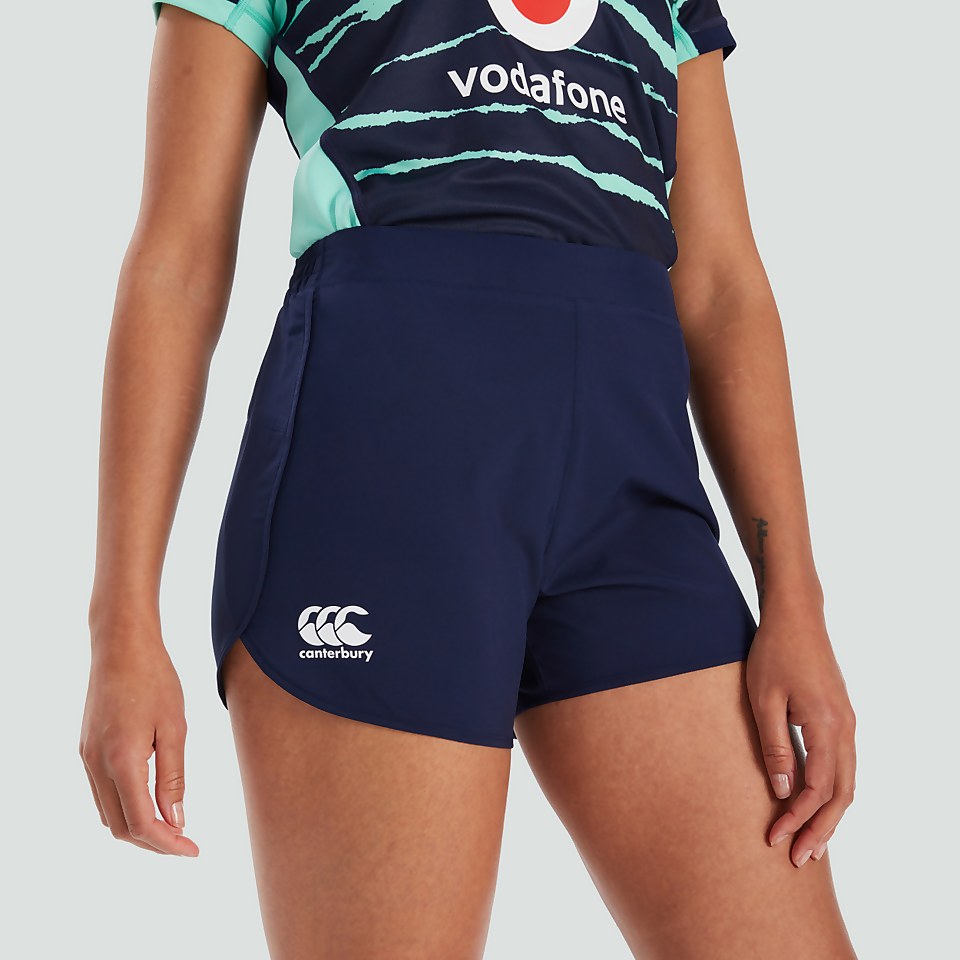 WOMENS IRELAND WOVEN GYM SHORTS BLUE