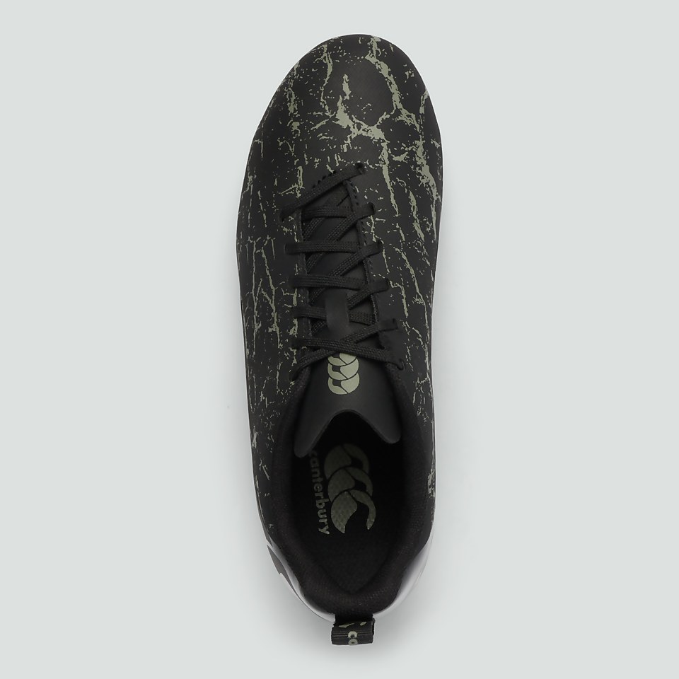JUNIOR UNISEX SPEED TEAM SOFT GROUND BOOTS BLACK/GREY