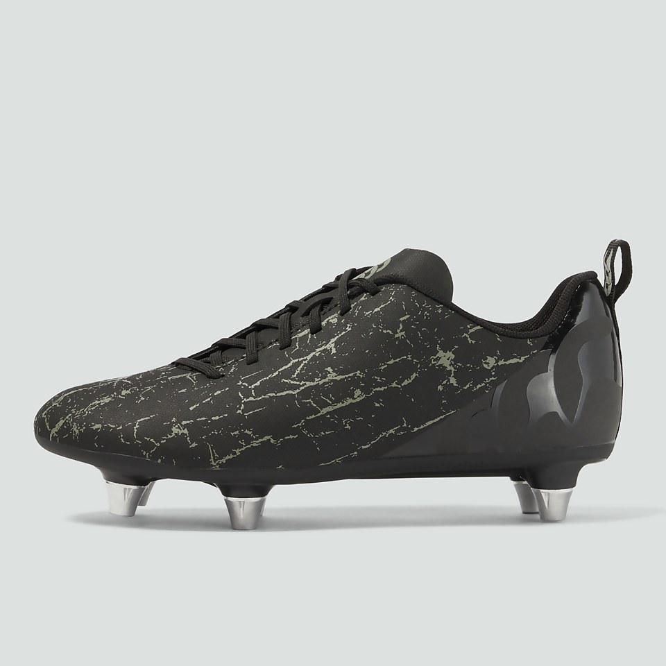 JUNIOR UNISEX SPEED TEAM SOFT GROUND BOOTS BLACK/GREY